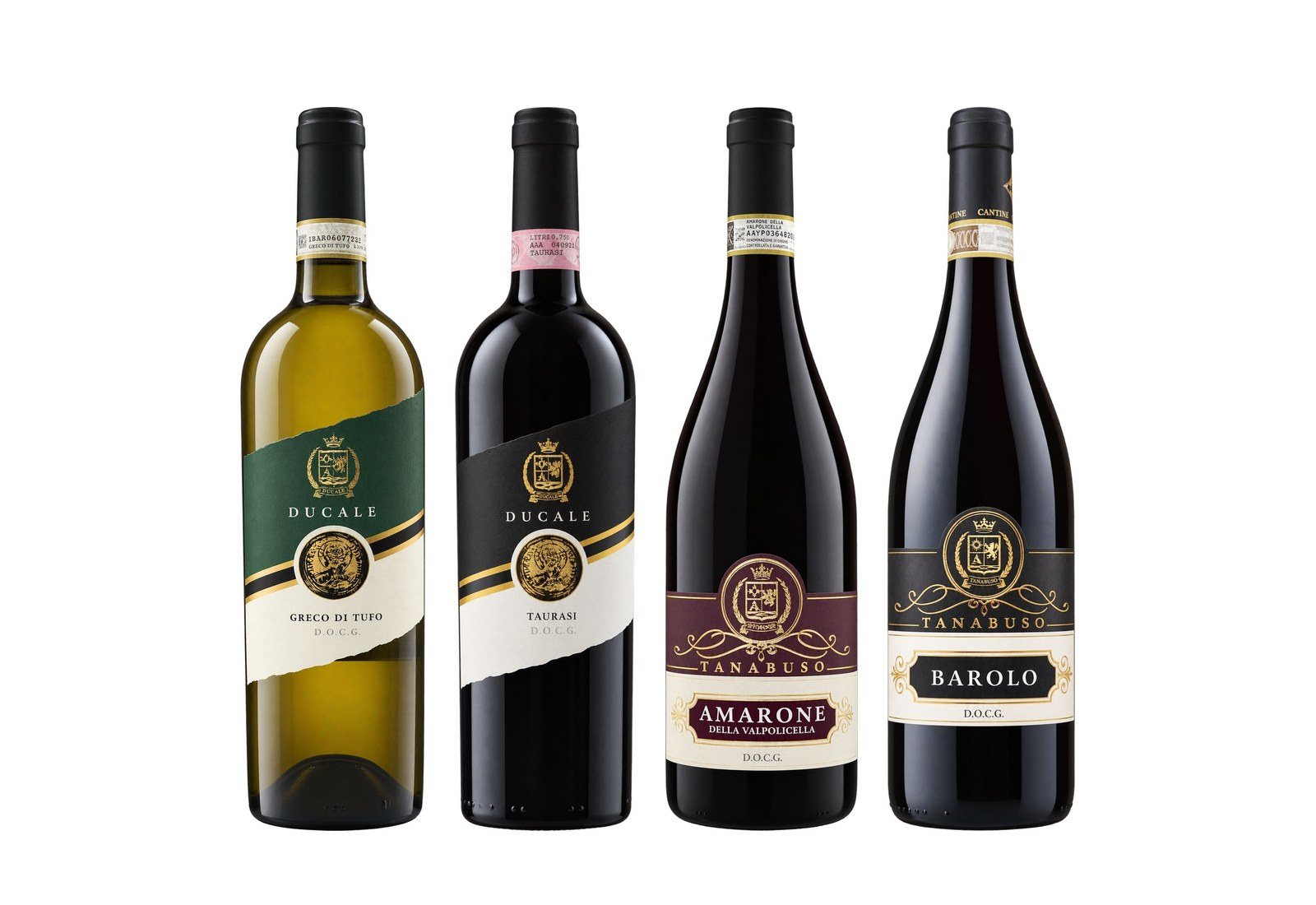 Le bottiglie della collezione Attanasio Collection