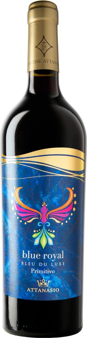 Bottiglia di Blue Royal, linea Blu Edition