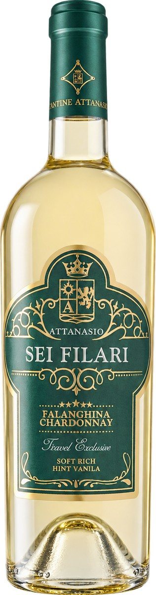 Bottiglia di Falanghina / Chardonnay, linea Sei Filari