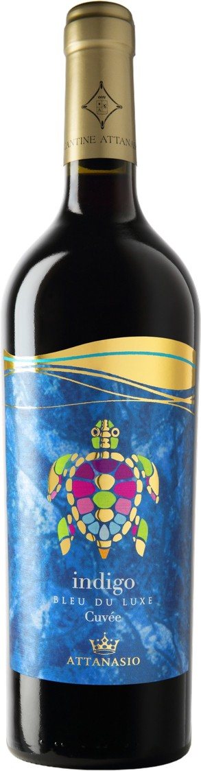 Bottiglia di Indigo Cuvée, linea Blu Edition