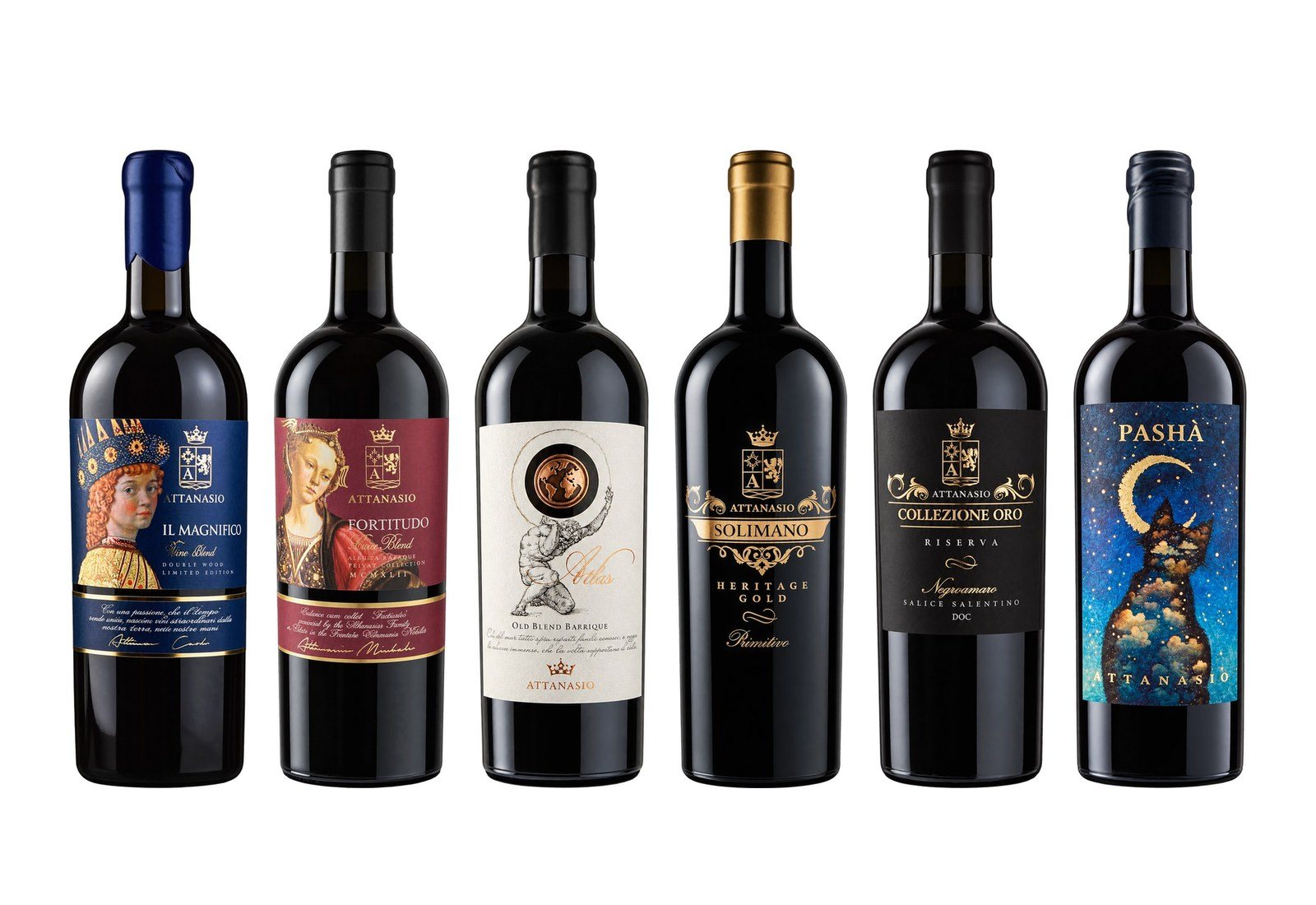 Le bottiglie della collezione Private Collection