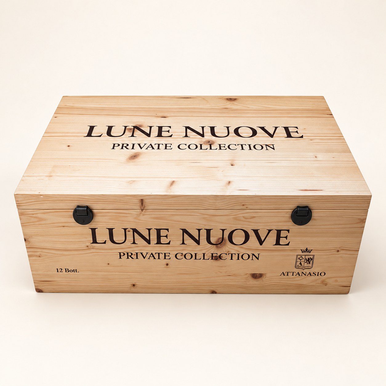 Lune Nuove · cassa, confezione regalo in legno Attanasio