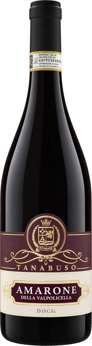Bottiglia di Tanabuso Amarone, linea Attanasio Collection